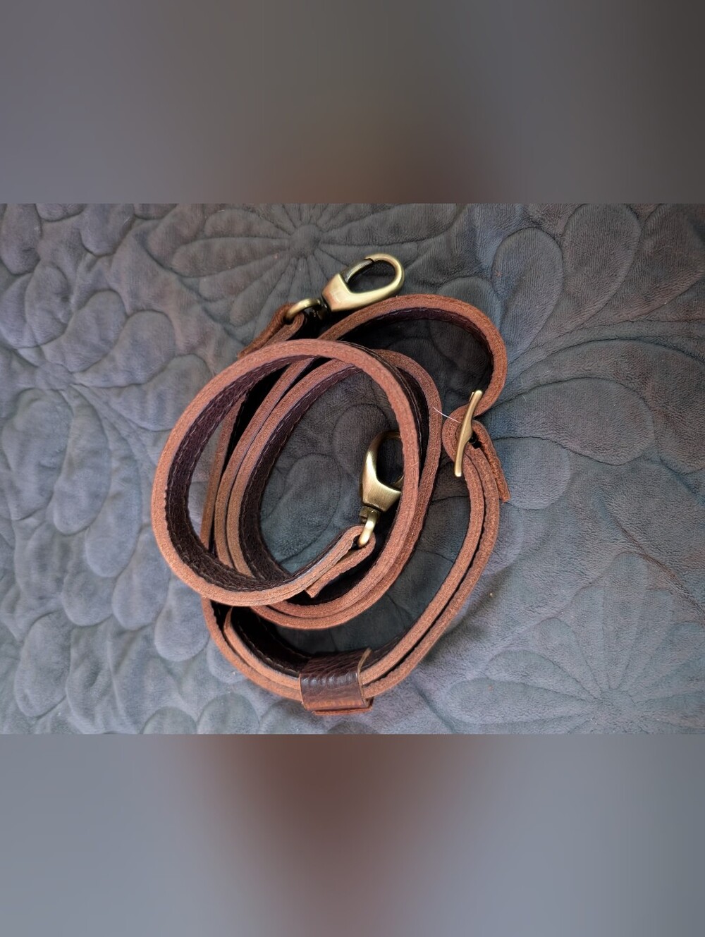 Portland Leather Mini Crossbody In Coldbrew - Picture 4 of 5